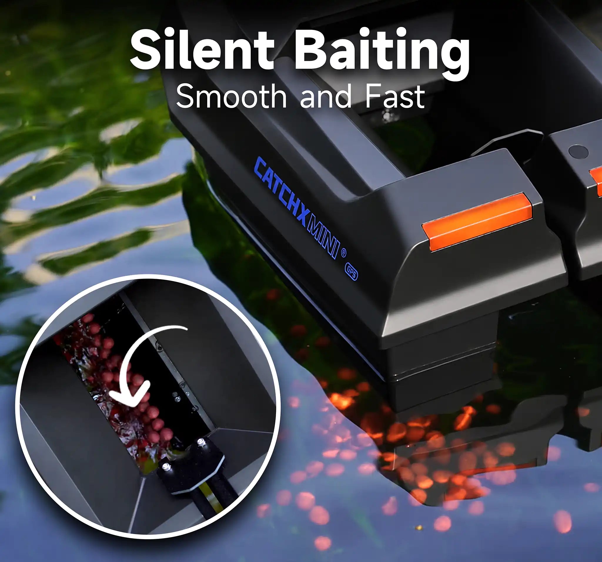 Silent bait release - smooth and fast