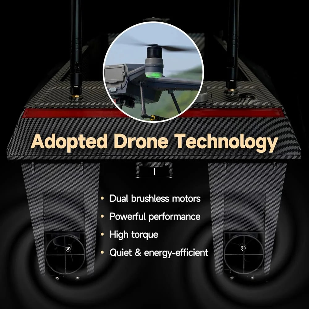 Rippton CatchX MAX Bait Boat with Sonar